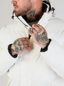 Pánska bunda CIPO & BAXX CM228 WHITE Farba: Biela, Konfekčná veľkosť: M
