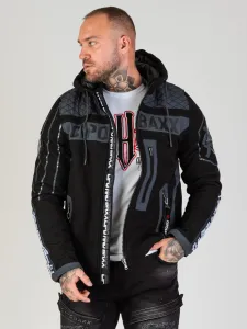 Pánska bunda CIPO & BAXX CJ275 GREY-BLACK Farba: Čierna, Konfekčná veľkosť: M