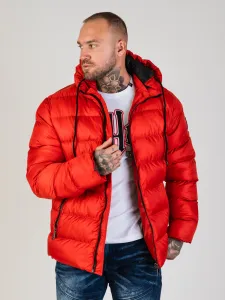 Pánska bunda CIPO & BAXX CM224 RED Farba: Červená, Konfekčná veľkosť: M