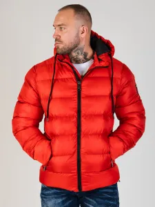 Pánska bunda CIPO & BAXX CM224 RED Farba: Červená, Konfekčná veľkosť: M