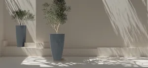 Prosperplast Kvetináč Moodas Square High 40 cm čierny granit
