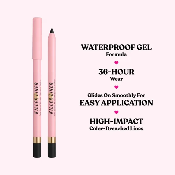 Too Faced Killer Liner 36 Hour Waterproof Gel Eyeliner Pencil vodeodolná gélová ceruzka na oči pre dlhotrvajúci efekt odtieň Sapphire 1,2 g