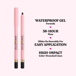 Too Faced Killer Liner 36 Hour Waterproof Gel Eyeliner Pencil vodeodolná gélová ceruzka na oči pre dlhotrvajúci efekt odtieň Sapphire 1,2 g