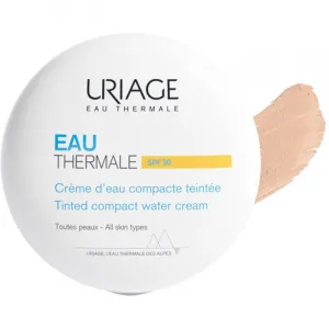 Uriage Eau Thermale Water Cream Tinted Compact SPF 30 hodvábny púder pre zjednotenie farebného tónu pleti 10 g