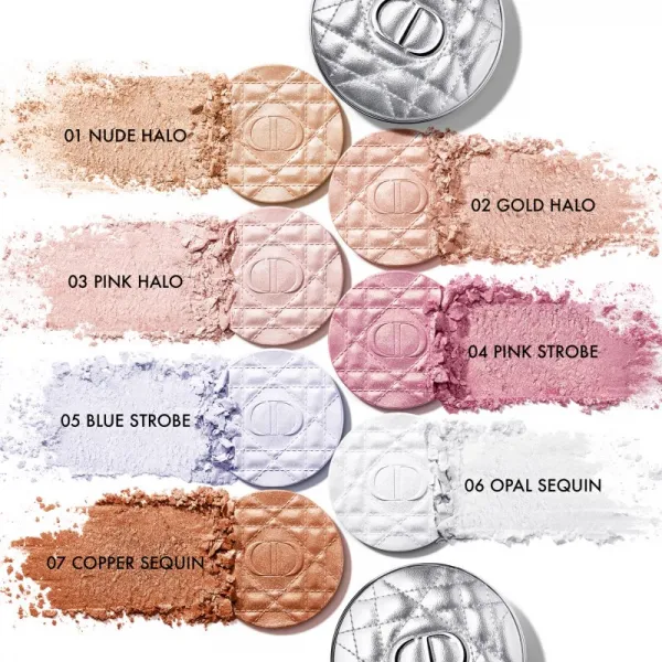 DIOR Dior Forever Glow Luminizer rozjasňovač s kyselinou hyalurónovou odtieň 05 Blue Strobe 6 g