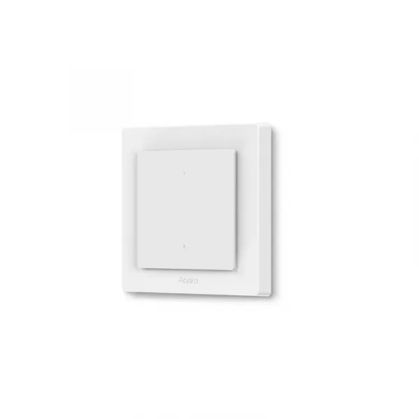 AQARA Light Switch H2 EU (2 Buttons, 1 Channel) (WS-K07D) - Zigbee a Thread vypínač s relé AQARA-WS-K07D-1733