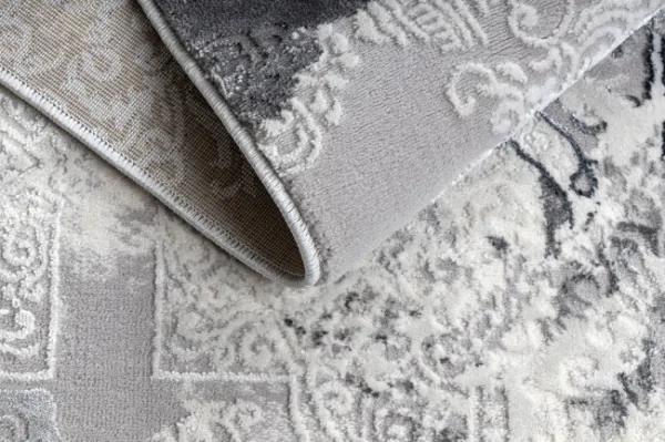 Koberec ALLURE 5715 svetlosivý / biely