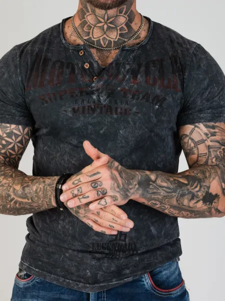 Pánske tričko CIPO & BAXX CT504 ANTRACITE Farba: Antracit, Konfekčná veľkosť: M