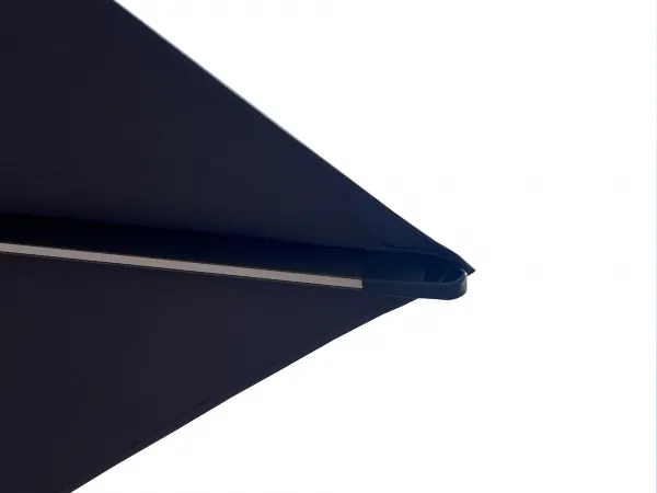 Roma-Deluxe slnečník sivý 300x400 cm