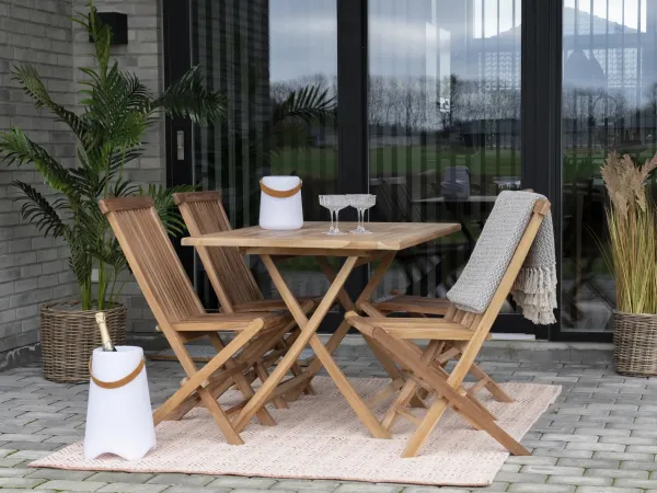 Oviedo Teak jedálenský stôl 120x80 cm
