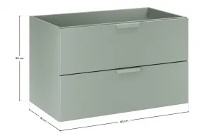 ArtCom Skrinka pod umývadlo ASTER Green 82-80-46-2S | 80 cm