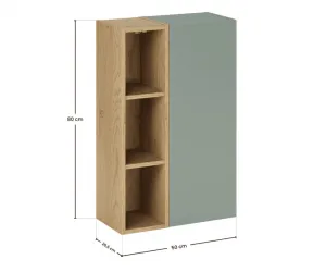 ArtCom Závesná skrinka ASTER Green ASG SP/UR 20x80 cm