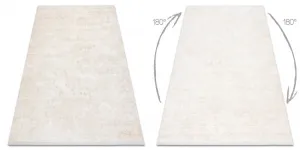 Koberec DUKE 51541 krémový, geometrický / strapce