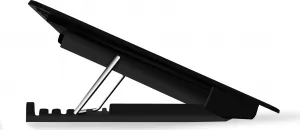 EVOLVEO Chladící podložka pro NTB A101, až 17", 2x 120mm Ventilátor, Modré podsvícení, černá