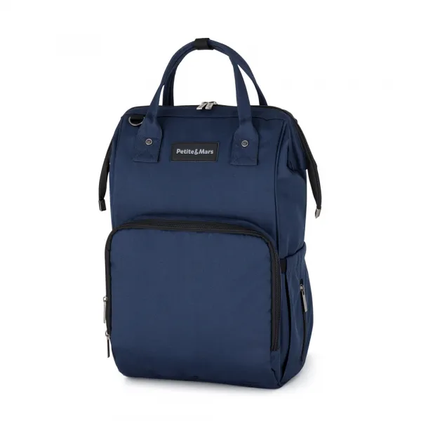 PETITEMARS Prebaľovací batoh Petite&Mars Jack Catchthemoment Dark Blue