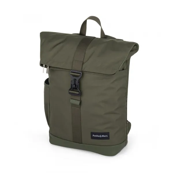 PETITEMARS Prebaľovací batoh Petite&Mars Jackob Military Green