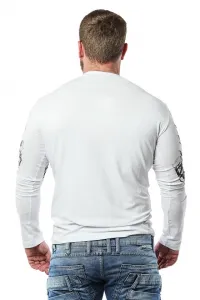 Pánske tričko CIPO & BAXX CL450 WHITE Farba: Biela, Konfekčná veľkosť: S