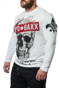 Pánske tričko CIPO & BAXX CL454 WHITE Farba: Biela, Konfekčná veľkosť: M