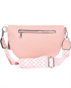 Beltimore Dámska elegantná ľadvinka / crossbody kabelka – moderný štýl na každý deň Farba: Ružová