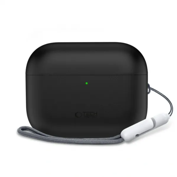 Tech-Protect Silikónové puzdro, Apple AirPods Pro 3, čierne