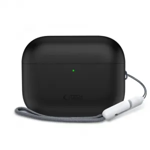 Tech-Protect Silikónové puzdro, Apple AirPods Pro 3, čierne