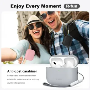 Tech-Protect Silikónové puzdro, Apple AirPods Pro 3, čierne
