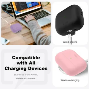 Tech-Protect Silikónové puzdro, Apple AirPods Pro 3, modré