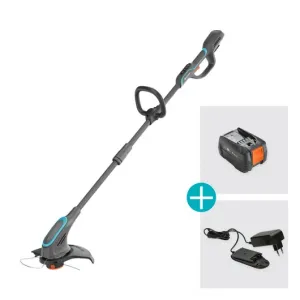 Gardena PowerTrim 30 18V sada 4.0 Ah, výkonný vyžínač trávy s akumulátorom 18V P4A