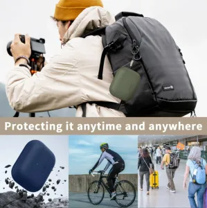 Tech-Protect Silikónové puzdro, Apple AirPods Pro 3, zelené
