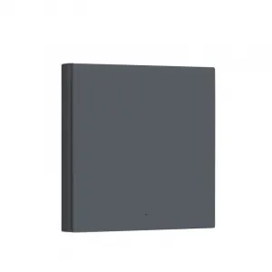 AQARA Smart Wall Switch H1 EU (With Neutral, Single Rocker) (WS-EUK03-G), Sivá - Zigbee vypínač s relé AQARA-WS-EUK03-G-1612