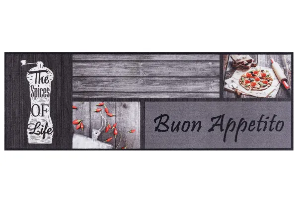 Predložka do kuchyne COOK&WASH Buon Appetito Grey 50x150 cm