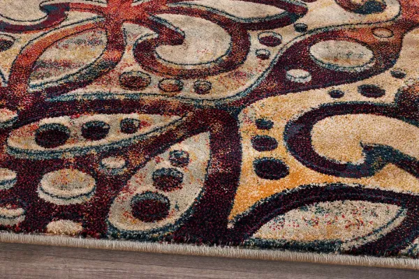 Kusový koberec POLONIA Boho Red 200x300 cm