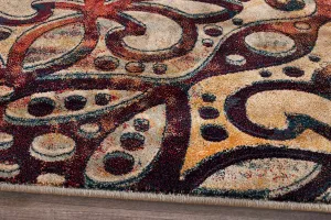 Kusový koberec POLONIA Boho Red 200x300 cm