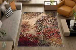 Kusový koberec POLONIA Boho Red 200x300 cm