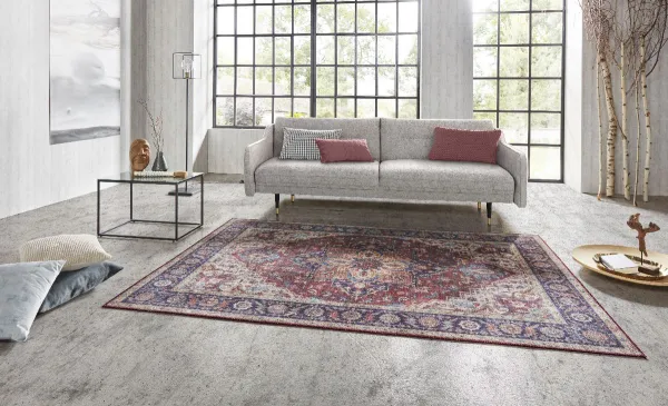 Kusový koberec Nouristan Asmar 104000 Plum red 80x150 cm