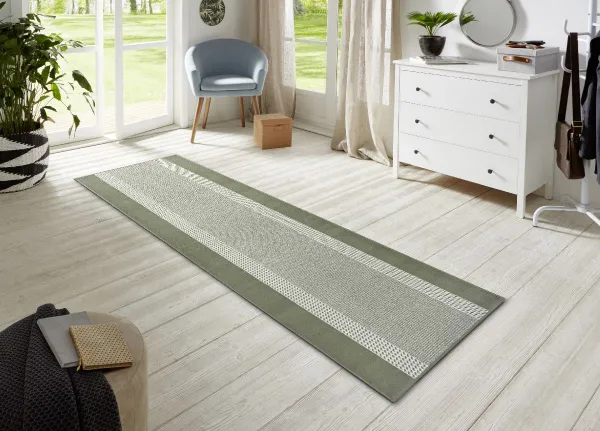 Kusový behúň Hanse Home Basic 105487 Green 80x450 cm