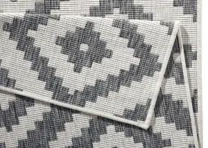 Kusový behúň Northrugs Twin 103132 Grey Cream 80x350 cm