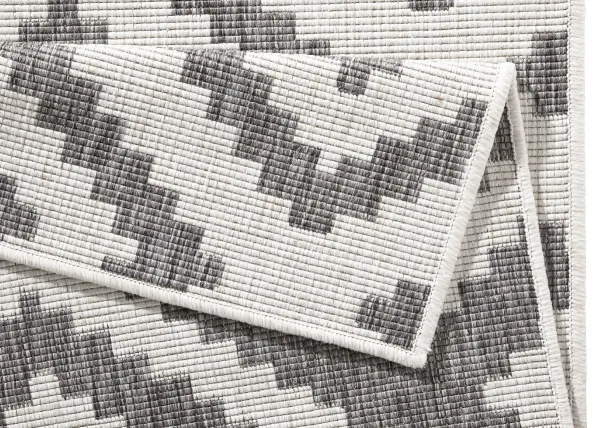 Kusový behúň Northrugs Twin 103132 Grey Cream 80x350 cm