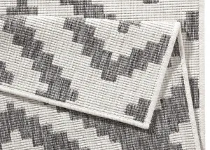 Kusový behúň Northrugs Twin 103132 Grey Cream 80x350 cm