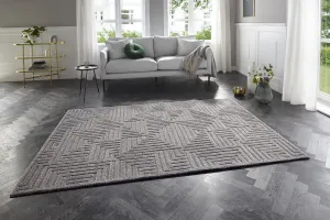 Kusový koberec Elle Decoration New York 105092 Grey 80x150 cm