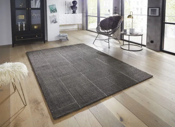 Kusový koberec Elle Decoration Glow 103653 Dark grey Cream 80x150 cm