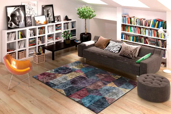 Kusový koberec PORTE 2032 Multicolor 120x180 cm