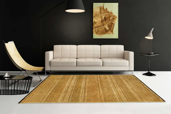 Kusový koberec SARAN Yellow 80x150 cm