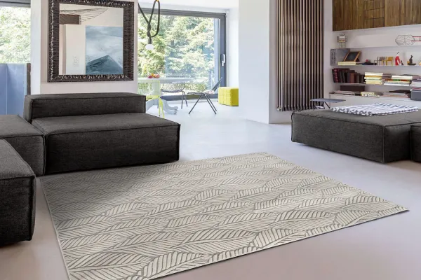 Kusový koberec RAGUSA 1810/75 Grey/Ecru 68x110 cm