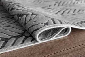 Kusový koberec RAGUSA 1810/27 Anthracite/Silver 68x110 cm