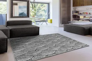 Kusový koberec RAGUSA 1810/27 Anthracite/Silver 68x110 cm