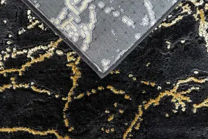 Kusový koberec ELITE 4355 black/gold 80x150 cm
