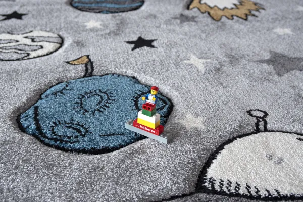Detský kusový koberec Smart Kids 22924 grey 120x180 cm