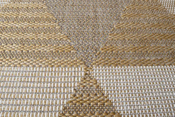 Kusový koberec Flat 21132 Ivory Silver/Gold 120x170 cm