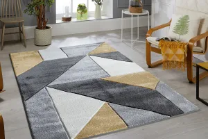 Kusový koberec WARNER 4205A Yellow 140x200 cm